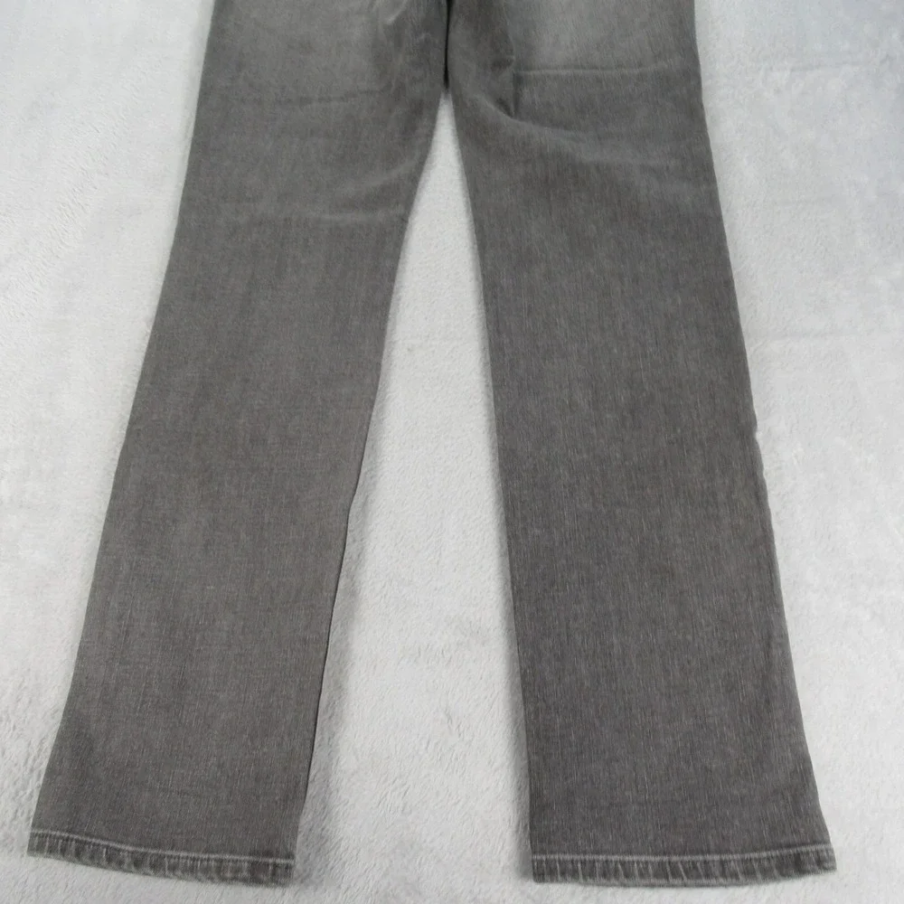 LRL Lauren Jeans Heritage Jeans Women 6 Gray Zip Mid Rise Stretch Straight 29x30